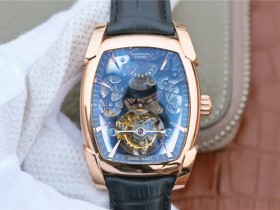 帕瑪強尼香港高仿鏤空手錶 BM帕瑪強尼TOURBILLON繫列PF601254.01 陀飛輪￥8800