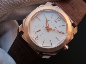 復刻手錶寶格麗錶 寶格麗全新OCTO繫列102028 BGO40BPLXT超薄腕錶￥3480