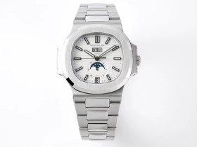 百達翡麗鸚鵡螺57261比1復刻 ppf 白盤 男士手錶￥4880