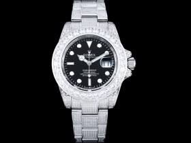 一比一高仿錶勞力士ROLEX全鑲滿美鉆璀璨奪目