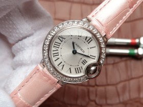 卡地亞藍氣球精仿手錶跟正品 3A卡地亞藍氣球WE900351￥2880