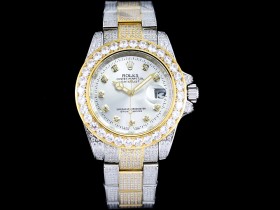 勞力士ROLEX頂級復刻錶滿天星版本腕錶金光閃閃