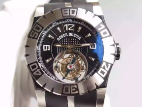 Roger Dubuis 羅傑杜比 EasyDiver繫列 真陀飛輪手動上鏈機械 Tourbidiver 男錶￥5580