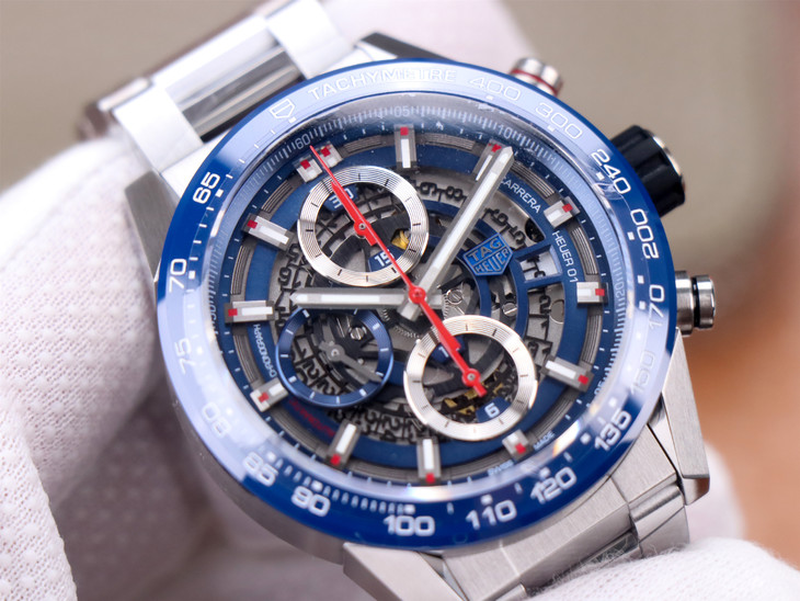 1比1復刻泰格豪雅男士手錶 XF泰格豪雅 CAR2A1T.FT6052 藍盤￥3780-高仿錶
