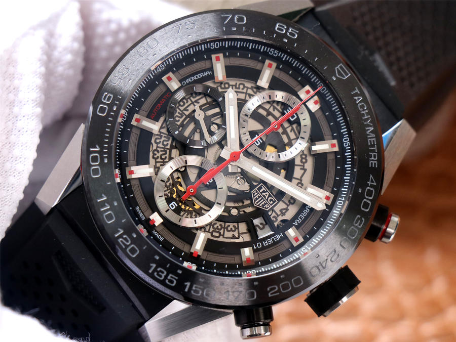 泰格豪雅精仿手錶 xf廠泰格豪雅超級卡萊拉CAR2A1Z.FT6044￥4480-高仿錶