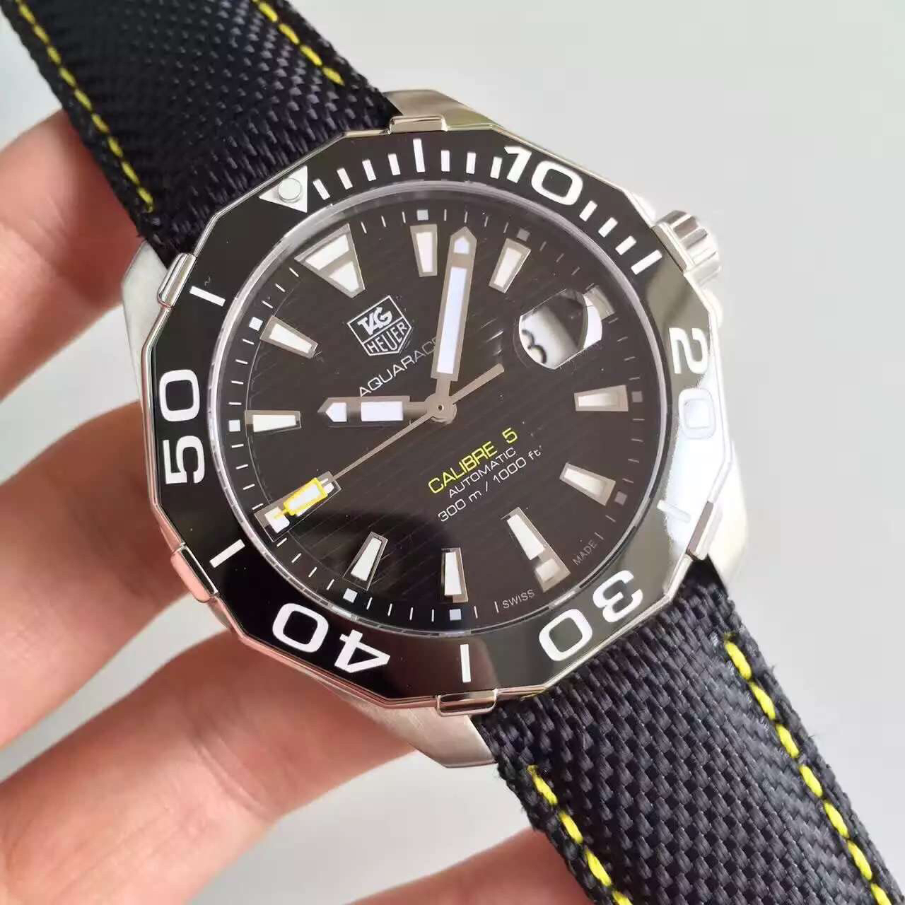 泰格豪雅復刻手錶錶多少 V6,TAG泰格豪雅競潛300米繫列WAY211A.FC6362￥2980-高仿錶