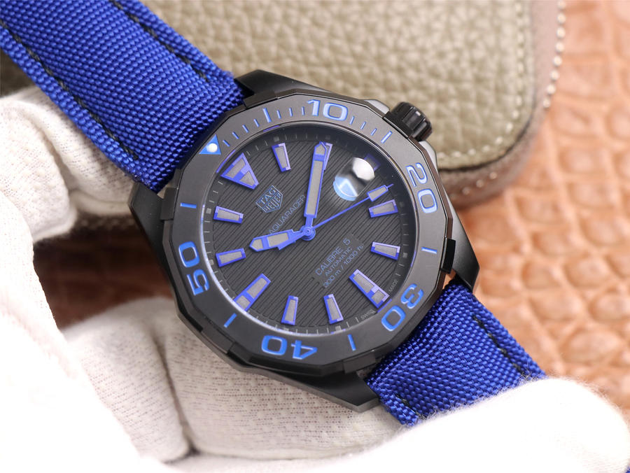 泰格豪雅復刻手錶視頻 V6廠泰格豪雅CALIBRE 5競潛繫列￥2980-高仿錶