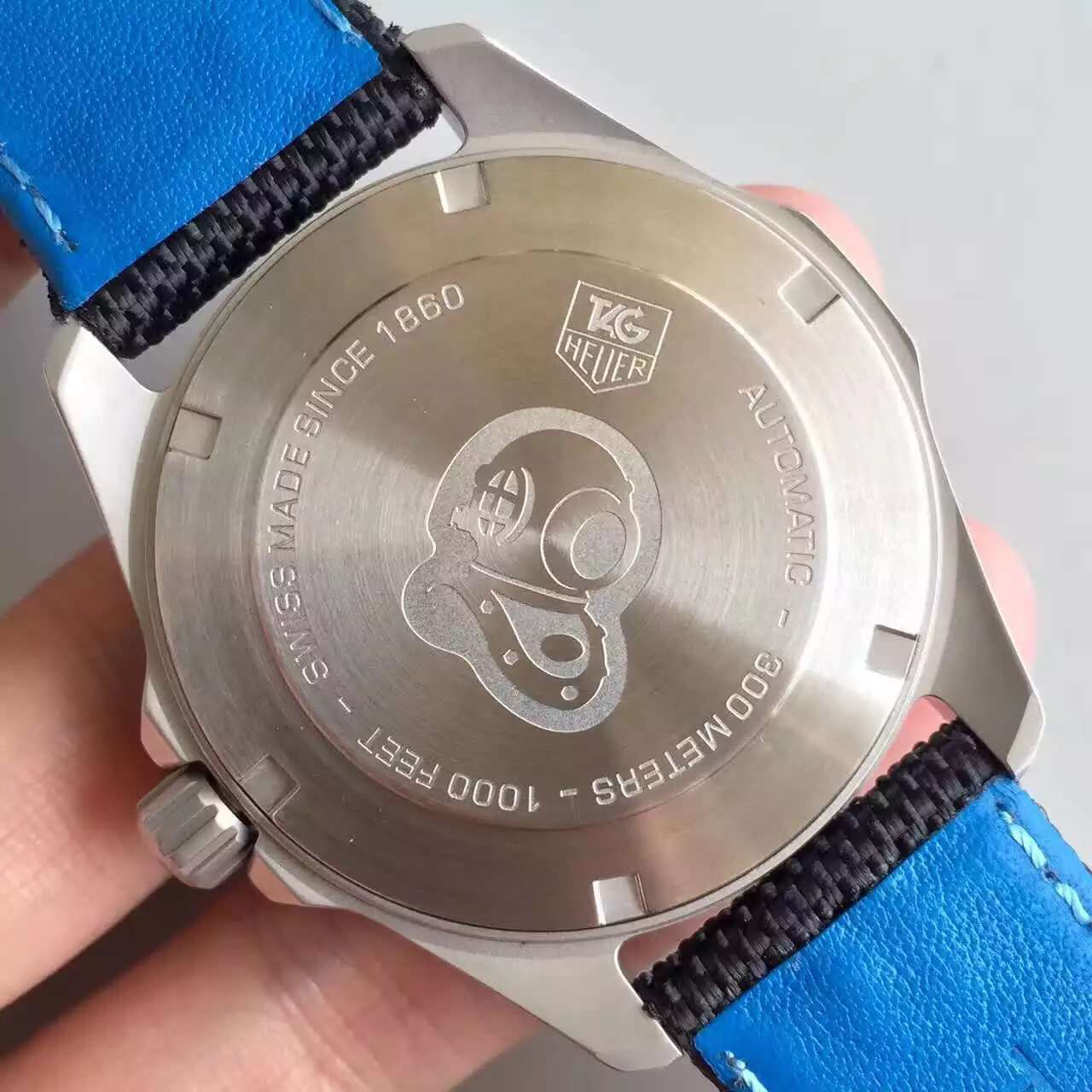 泰格豪雅復刻手錶的好 V6.TAG泰格豪雅競潛300米繫列WAY211B.FC6363￥2980-高仿錶