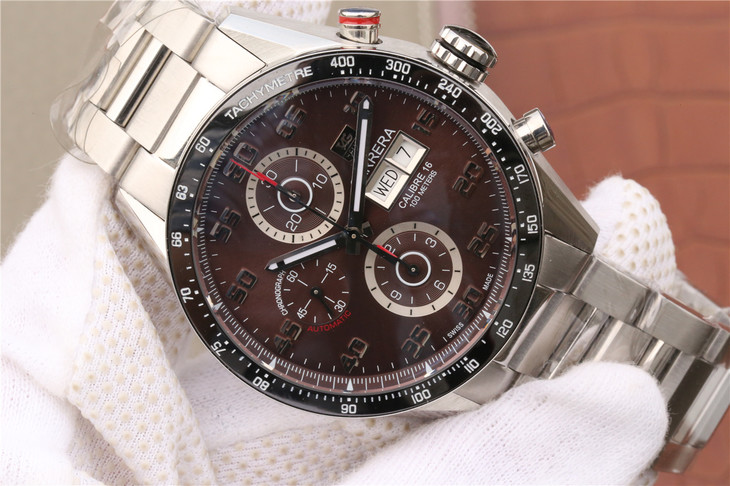 泰格豪雅復刻手錶能潛水嗎 V6泰格豪雅卡萊拉 繫列CV2￥3980-高仿錶