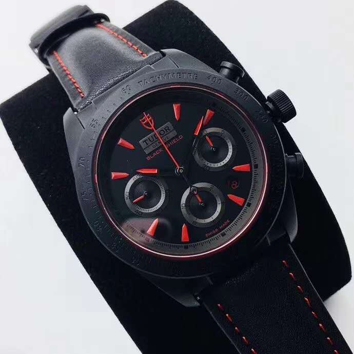 1比1高仿帝舵機械錶價格 tw帝駝復古杜卡迪 黑盾 42000CR￥3980-高仿錶