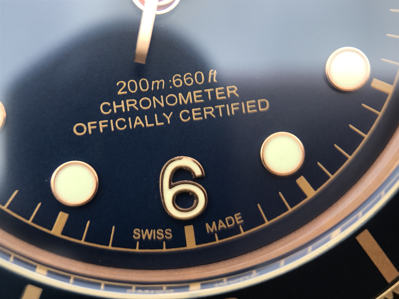 高仿帝舵男士手錶 ZF帝舵M79250BM-0000藍色青銅￥2880 -高仿錶