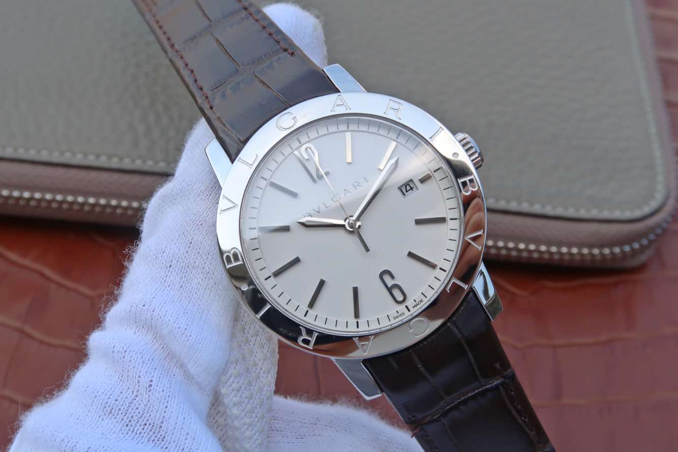 寶格麗復刻手錶錶哪個廠做的 TW廠寶格麗BVLGARI BVLGARI SOLOTEMPO繫列102056中性腕錶￥2880-高仿錶