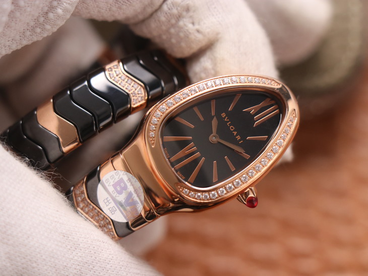 寶格麗復刻手錶錶ob vs bv BV廠寶格麗SERPENTI繫列￥3480 -高仿錶