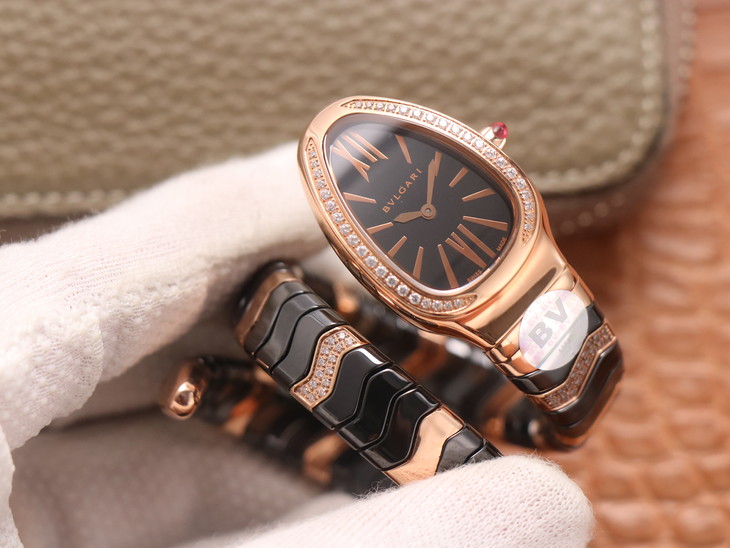 寶格麗復刻手錶錶ob vs bv BV廠寶格麗SERPENTI繫列￥3480 -高仿錶