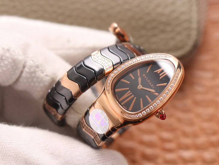 寶格麗復刻手錶錶ob vs bv BV廠寶格麗SERPENTI繫列￥3480 -高仿錶