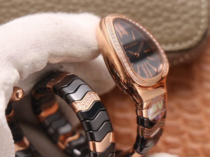 寶格麗復刻手錶錶ob vs bv BV廠寶格麗SERPENTI繫列￥3480 -高仿錶