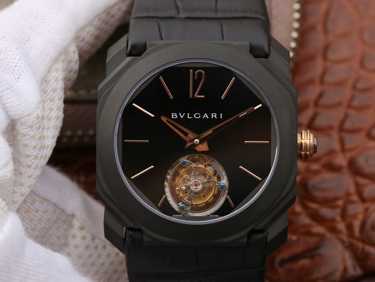 復刻手錶寶格麗陀飛輪手錶 寶格麗全新OCTO繫列102560腕錶￥5880-高仿錶