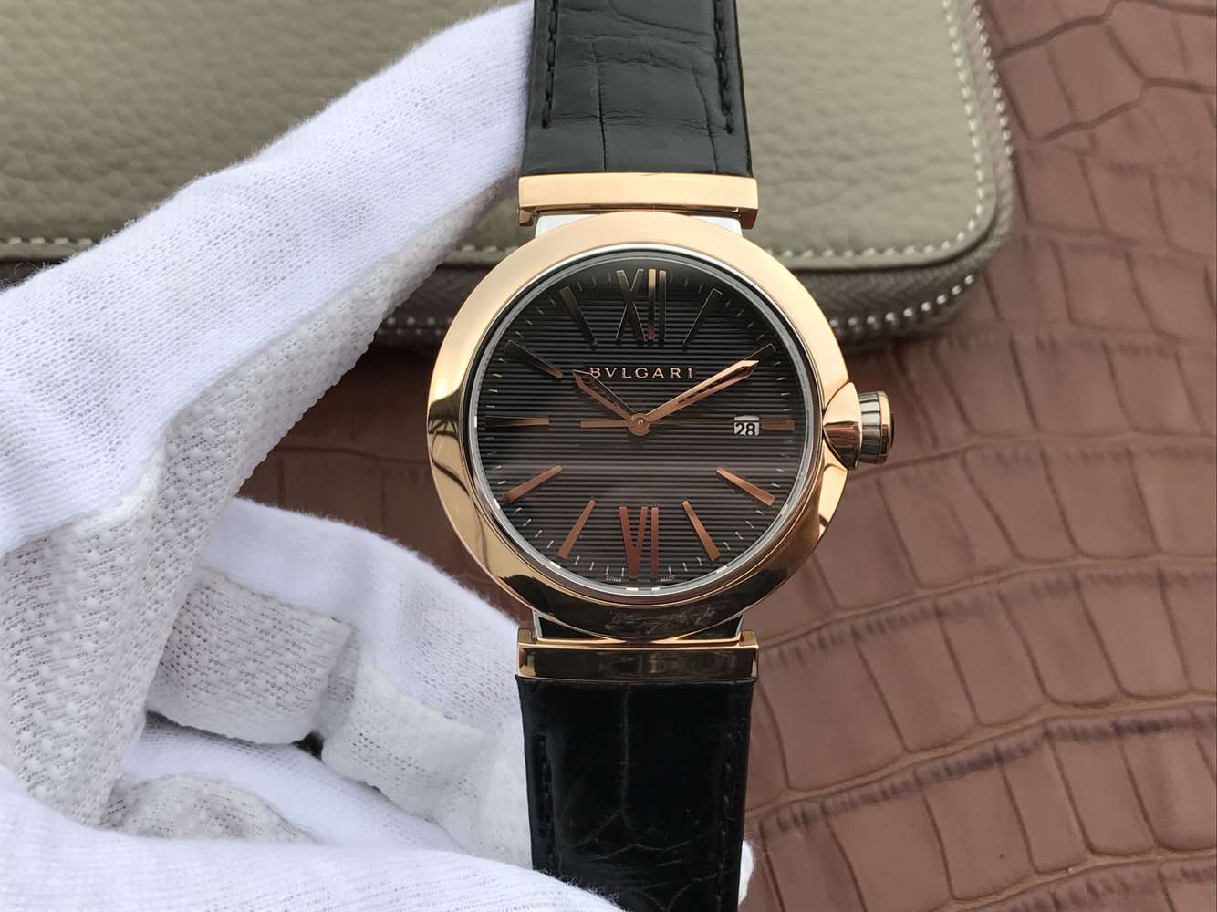 寶格麗復刻手錶手錶 寶格麗創意珠寶繫列102571 LU40C6SSPGLD￥2980-高仿錶