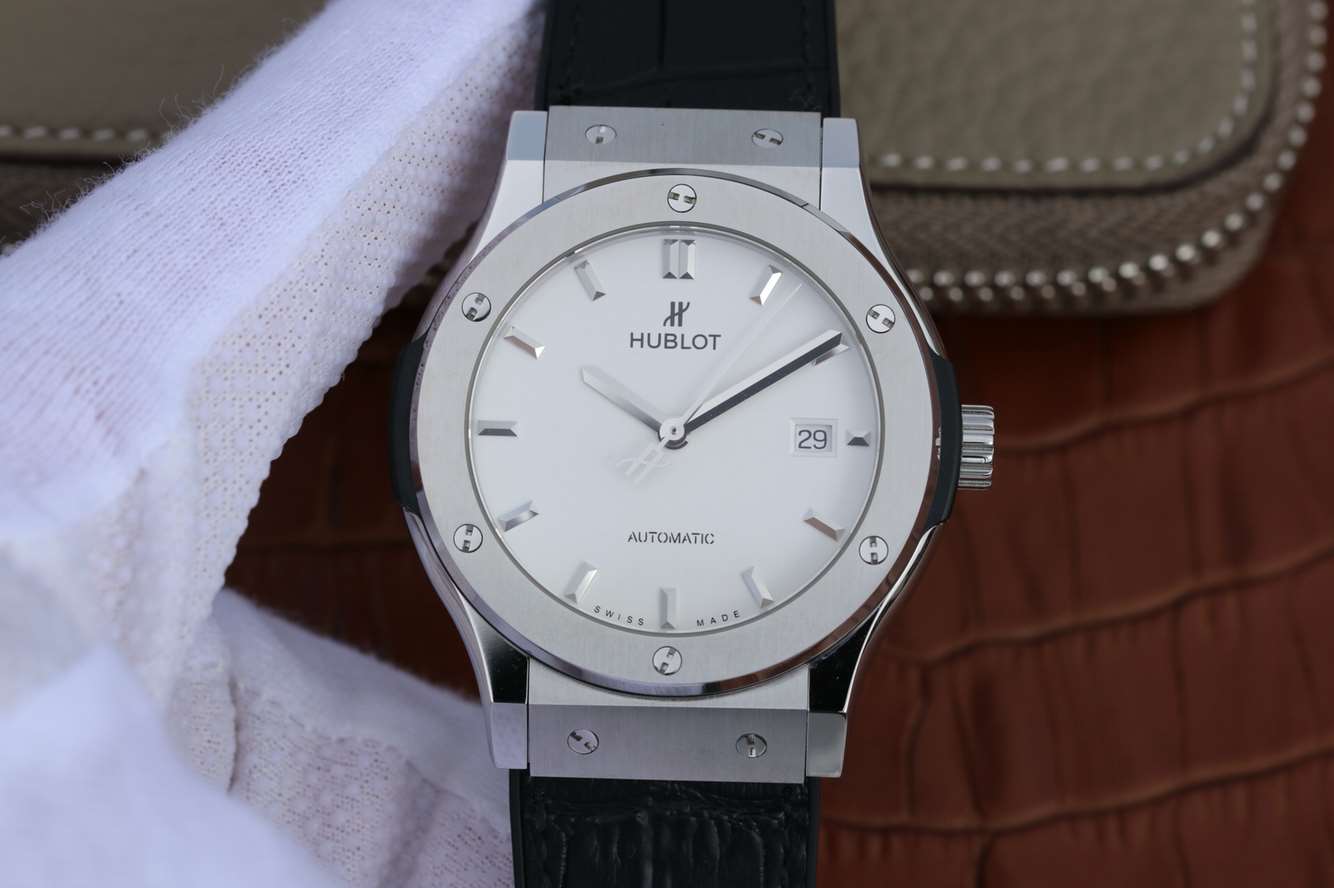 宇舶經典融合繫列45mm復刻手錶511.NX.2611.LR 白盤¥3480-高仿錶 宇舶經典融合繫列45mm復刻手錶511.NX.2611.LR 白盤¥3480-高仿錶