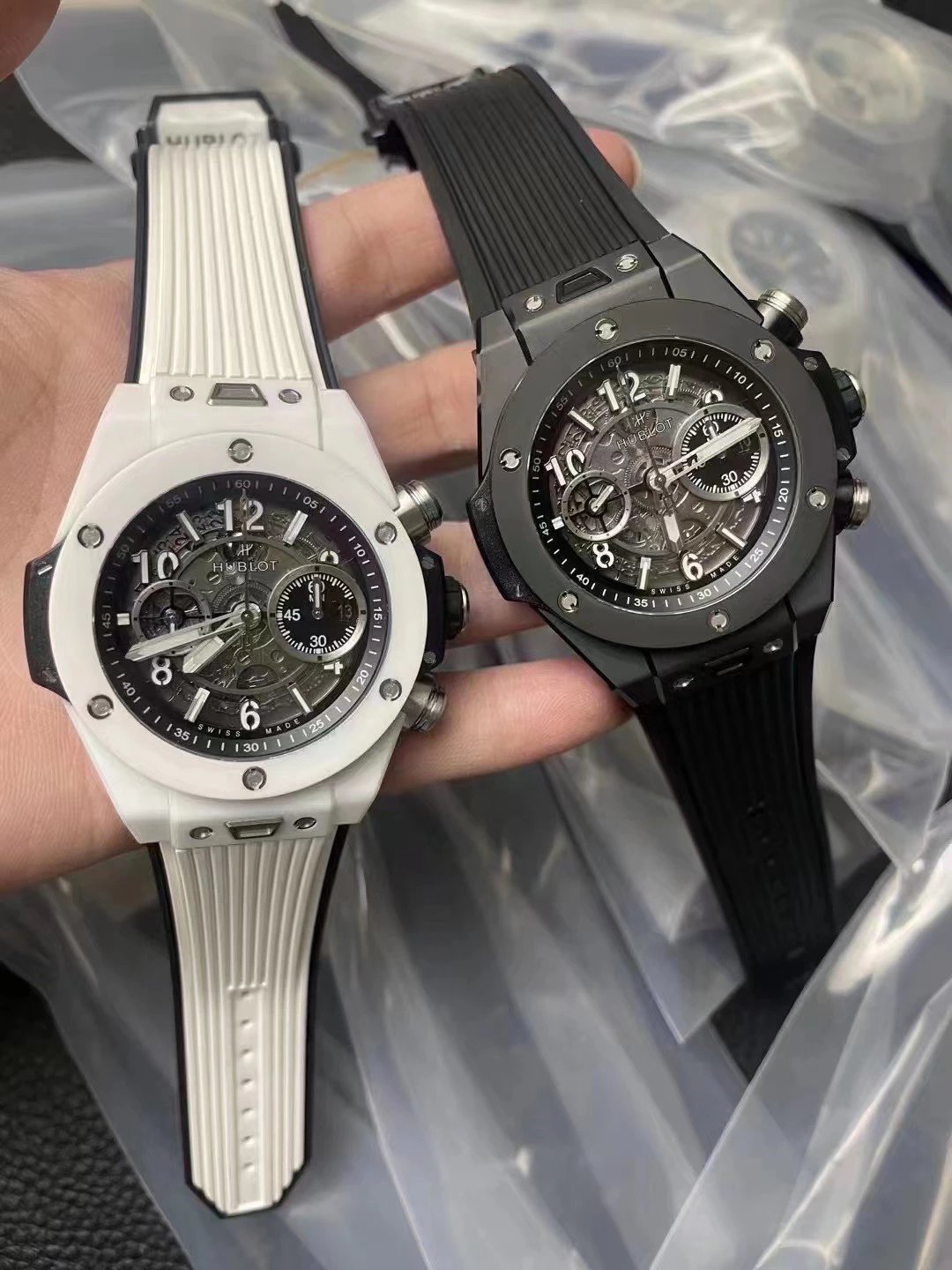 zf場的宇舶大爆炸 411.HX.1170.RX 白色陶瓷 1比1復刻男錶¥5880-高仿錶 zf場的宇舶大爆炸 411.HX.1170.RX 白色陶瓷 1比1復刻男錶¥5880-高仿錶