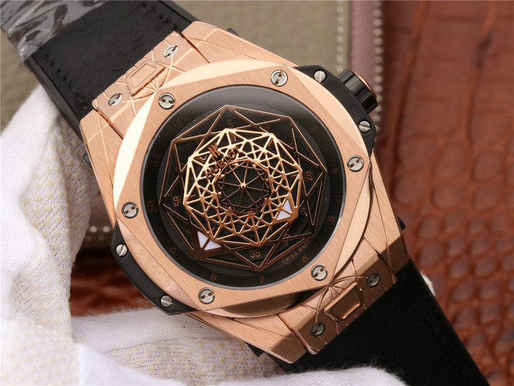 宇舶415.OX.1118.VR.MXM17 刺青 玫瑰金 TMF廠高仿宇舶宇宙大爆炸復刻手錶一比一￥4680-高仿錶