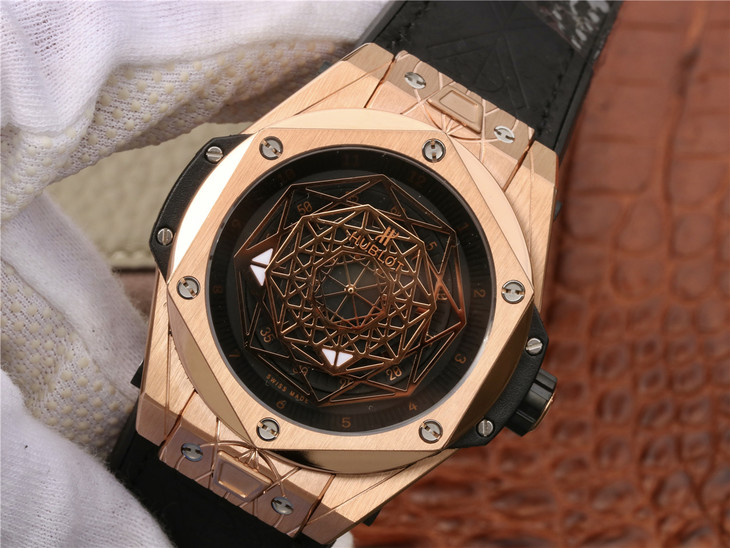 宇舶415.OX.1118.VR.MXM17 刺青 玫瑰金 TMF廠高仿宇舶宇宙大爆炸復刻手錶一比一￥4680-高仿錶