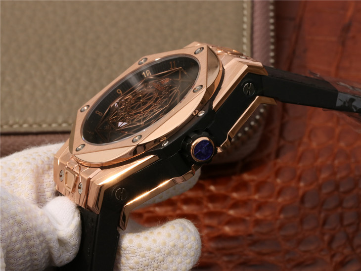 宇舶415.OX.1118.VR.MXM17 刺青 玫瑰金 TMF廠高仿宇舶宇宙大爆炸復刻手錶一比一￥4680-高仿錶