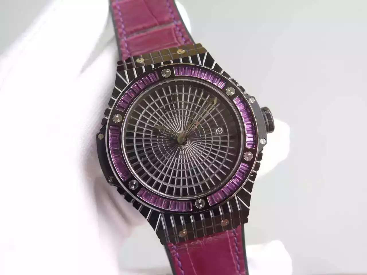 宇舶Hublot 大爆炸繫列Big Bang 腕錶346.CD.1800.LR.1905 41mm V6廠¥3980-高仿錶 宇舶Hublot 大爆炸繫列Big Bang 腕錶346.CD.1800.LR.1905 41mm V6廠¥3980-高仿錶