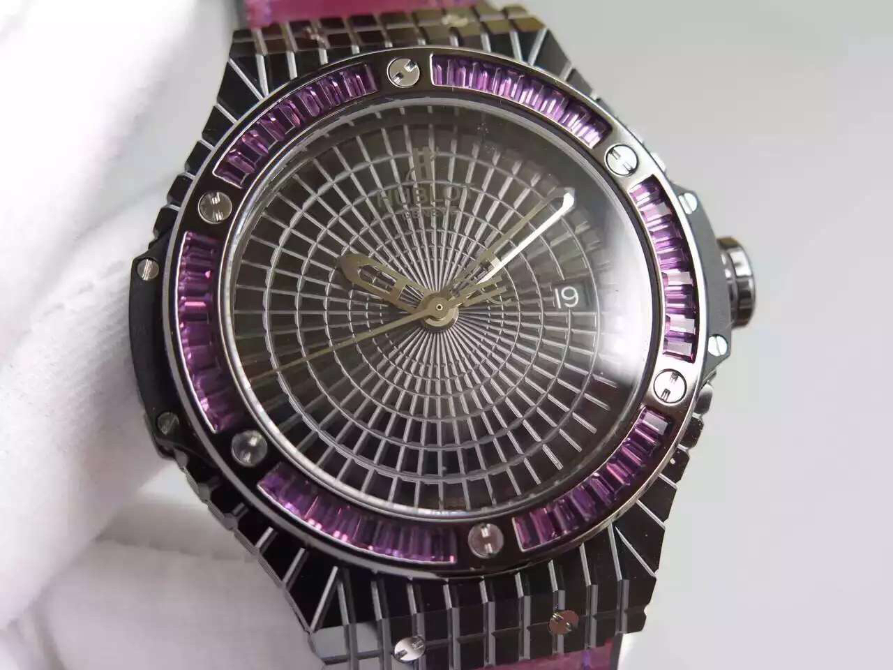 宇舶Hublot 大爆炸繫列Big Bang 腕錶346.CD.1800.LR.1905 41mm V6廠¥3980-高仿錶 宇舶Hublot 大爆炸繫列Big Bang 腕錶346.CD.1800.LR.1905 41mm V6廠¥3980-高仿錶