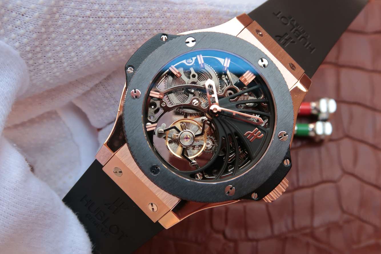 復刻手錶宇舶鏤空陀飛輪 bm廠出品￥7480-高仿錶