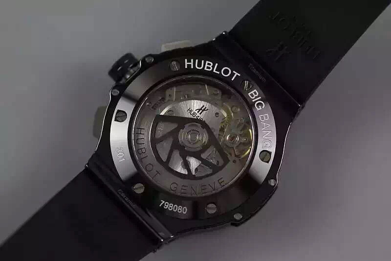 V6宇舶 宇宙大爆炸繫列 黑色腕錶￥3880-高仿錶