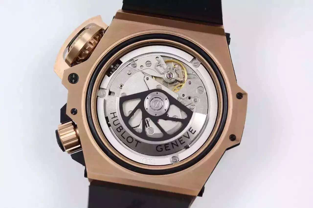 V6廠宇舶Hublot 繫列King Power Oceanographic 4000腕錶731.OX.1170.RX 玫瑰金￥4480-高仿錶