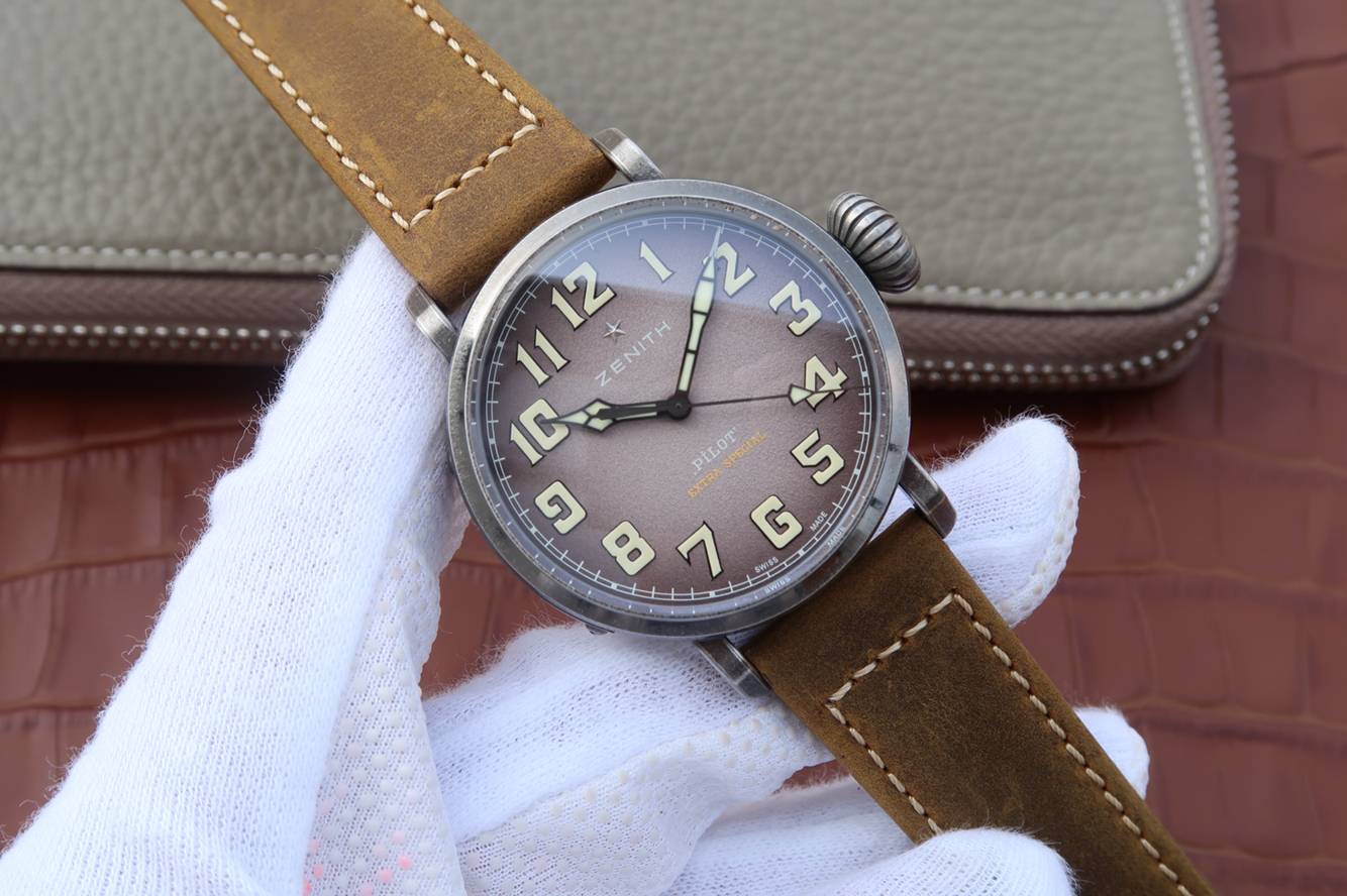 高仿真力時飛行員繫列 XF真力時飛行員繫列11.1940.679 / 91.C807復古大飛¥2980-高仿錶 高仿真力時飛行員繫列 XF真力時飛行員繫列11.1940.679 / 91.C807復古大飛¥2980-高仿錶