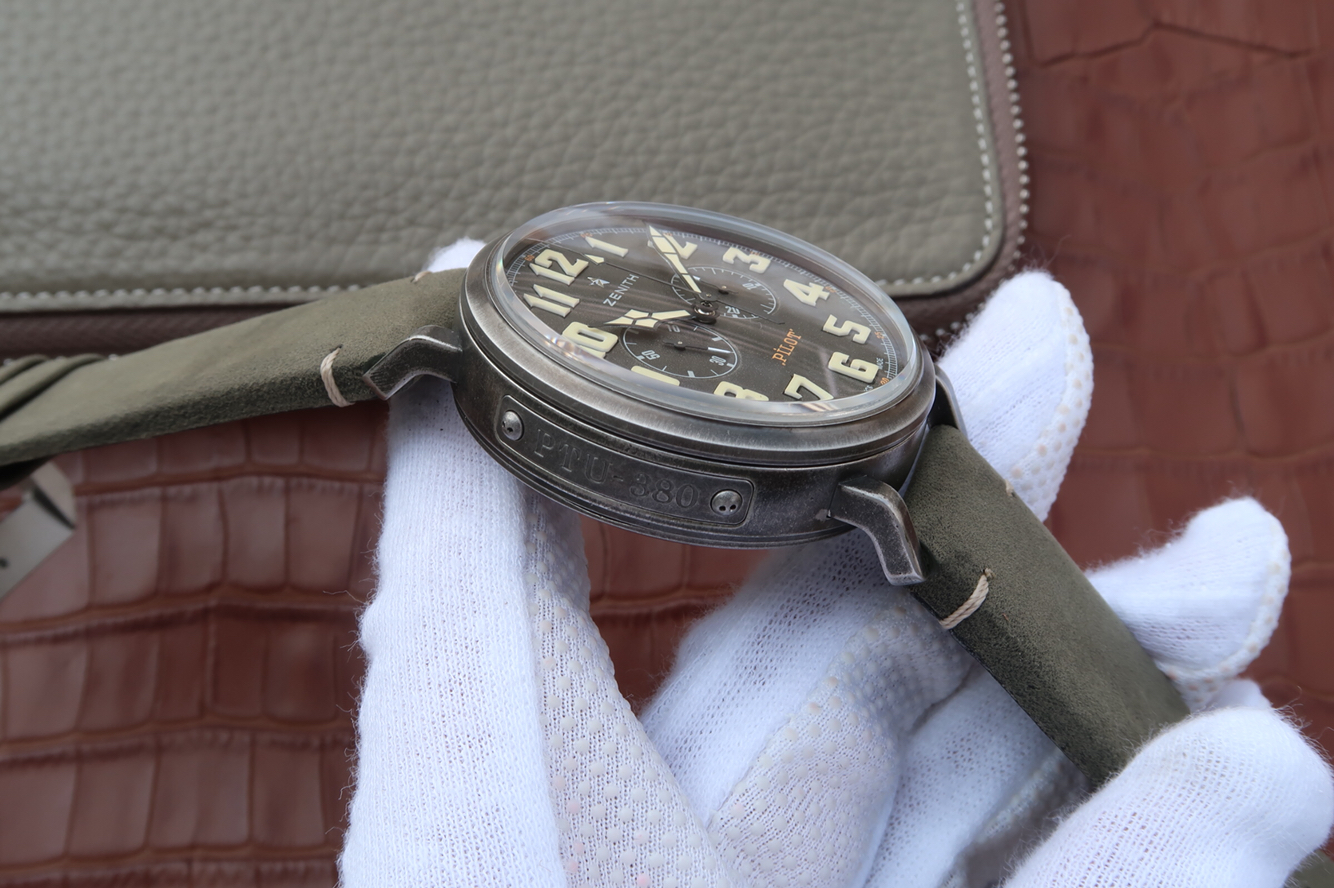 精仿真力時怎麽樣 XF真力時飛行員V8版大飛計時重機車騎士11.2430.4069/21.C773￥3480-高仿錶