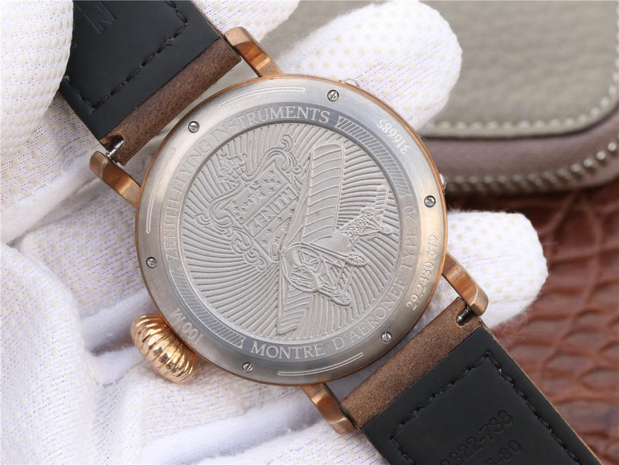 高仿真力時怎麽樣 XF真力時飛行員大飛29.2430.679/21.C753青銅男士￥3180-高仿錶