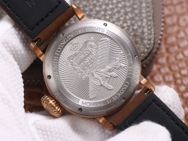 高仿手錶真力時飛行員手錶 xf廠手錶真力時大飛 29.2430.679/21.C753 青銅腕錶￥3380-高仿錶