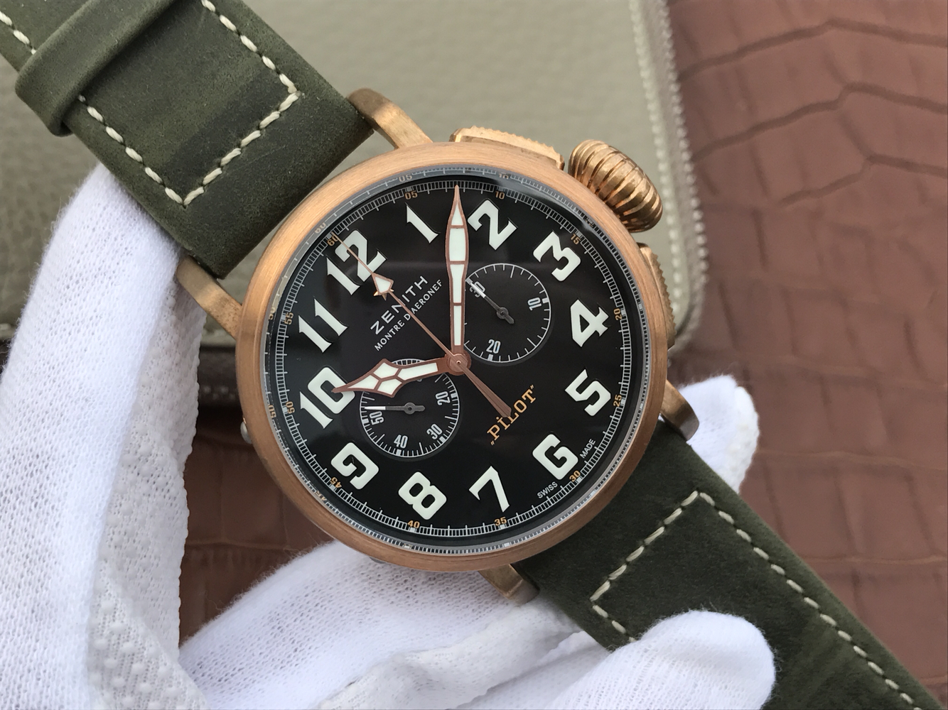 仿真力時飛行員 XF真力時飛行員29.2430.4069/21.C800青銅騎士¥3480-高仿錶 仿真力時飛行員 XF真力時飛行員29.2430.4069/21.C800青銅騎士¥3480-高仿錶