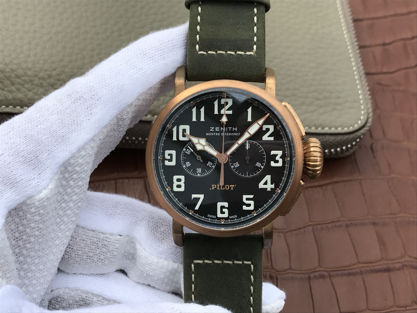 仿真力時飛行員 XF真力時飛行員29.2430.4069/21.C800青銅騎士¥3480-高仿錶 仿真力時飛行員 XF真力時飛行員29.2430.4069/21.C800青銅騎士¥3480-高仿錶