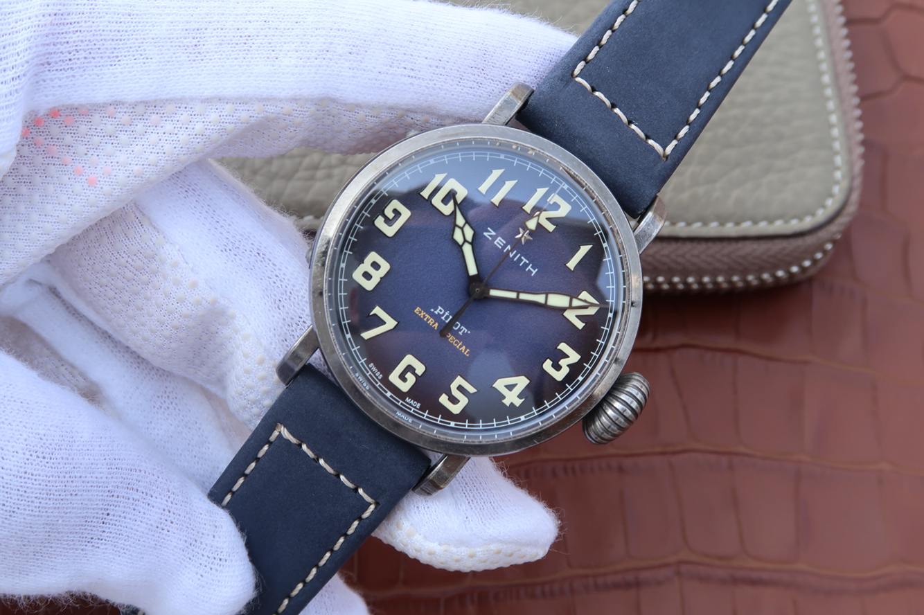 高仿真力時飛行員手錶 XF真力時飛行員11.1942.679/53.C808復古大飛￥3180-高仿錶