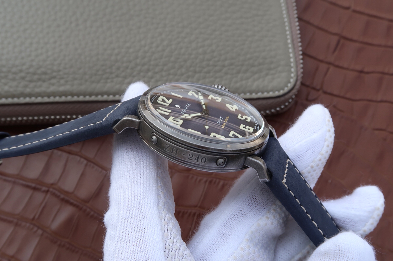 高仿真力時飛行員手錶 XF真力時飛行員11.1942.679/53.C808復古大飛￥3180-高仿錶