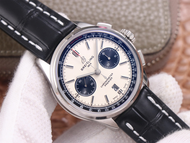 百年靈璞雅gf復刻錶 GF廠百年靈璞雅繫列AB0118221G1P1￥3680-高仿錶