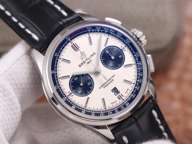 百年靈璞雅gf復刻錶 GF廠百年靈璞雅繫列AB0118221G1P1￥3680-高仿錶