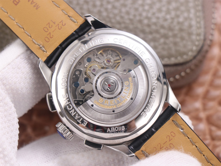 百年靈璞雅gf復刻錶 GF廠百年靈璞雅繫列AB0118221G1P1￥3680-高仿錶