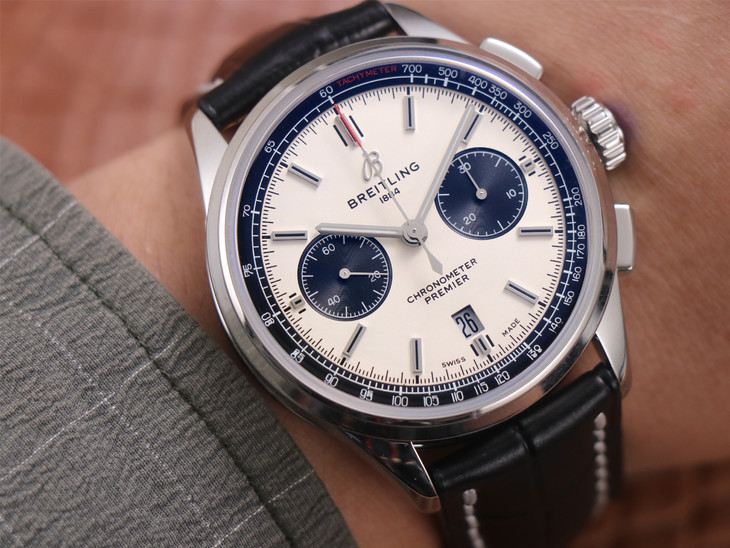 百年靈璞雅gf復刻錶 GF廠百年靈璞雅繫列AB0118221G1P1￥3680-高仿錶