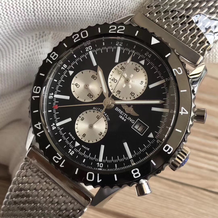 1比1復刻百年靈 航空飛行計時繫列Y2431012/BE10/152A￥4480-高仿錶