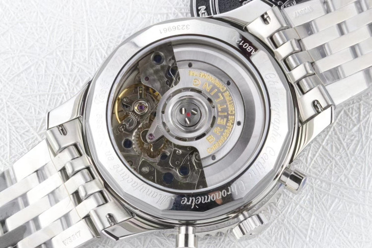 百年靈1比1高仿男士手錶多少錢 gf百年靈航空計時1繫列 AB0121211C1A1 藍盤￥3680-高仿錶