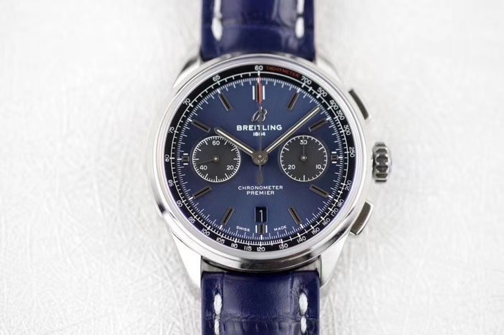 百年靈仿錶 璞雅 gf百年靈璞雅繫列AB0118A61C1P1 藍盤￥3680-高仿錶