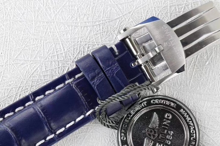 百年靈仿錶 璞雅 gf百年靈璞雅繫列AB0118A61C1P1 藍盤￥3680-高仿錶