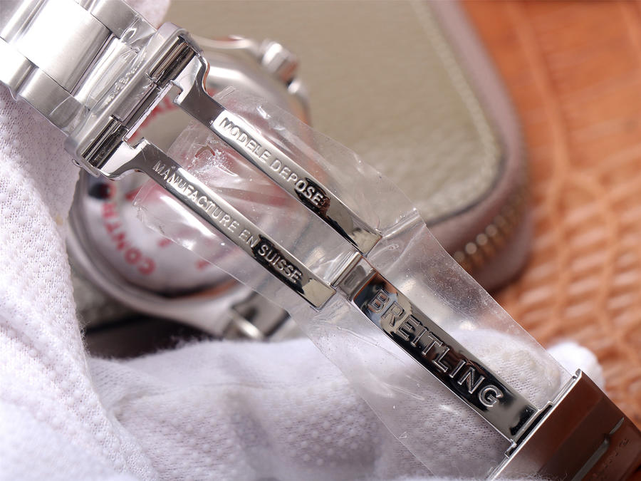 百年靈高仿錶 tf廠手錶百年靈超級海洋 藍盤￥3480-高仿錶