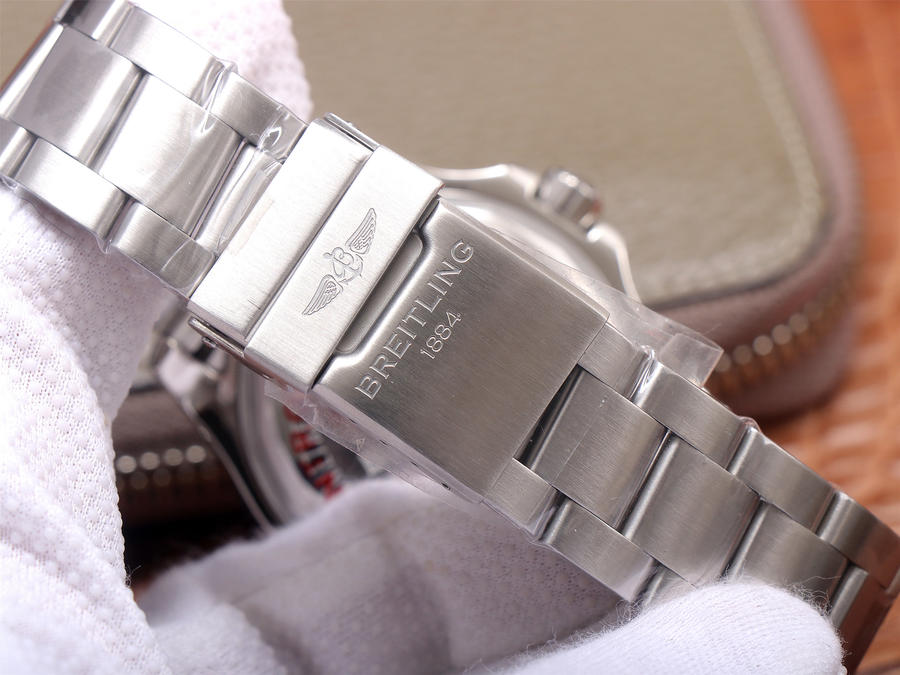 百年靈高仿錶 tf廠手錶百年靈超級海洋 藍盤￥3480-高仿錶